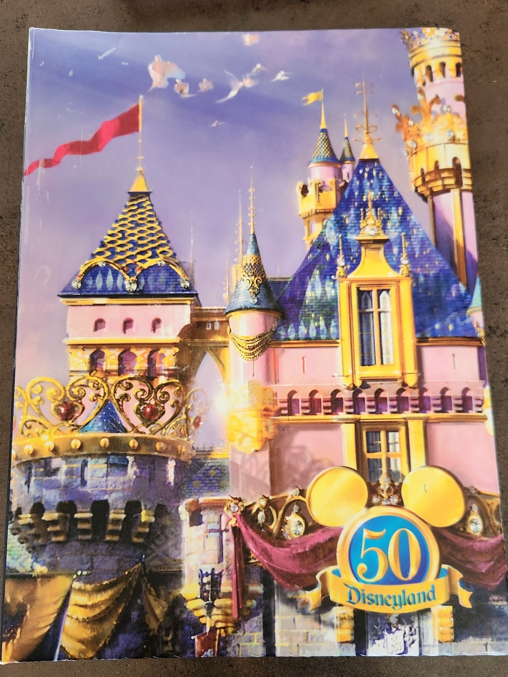 Disney Disneyland 50th Anniversary Picture Large Photo Album Book 4x6